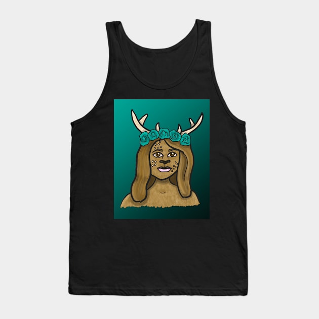 Deer Tank Top by tesiamarieart